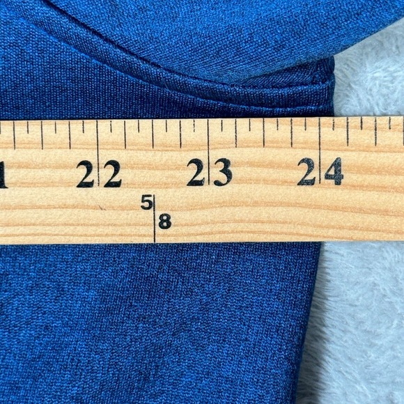 Orvis Jacket Mens Large Blue Mixed Media Quilted Full Zip 1232487 - Picture 8 of 11